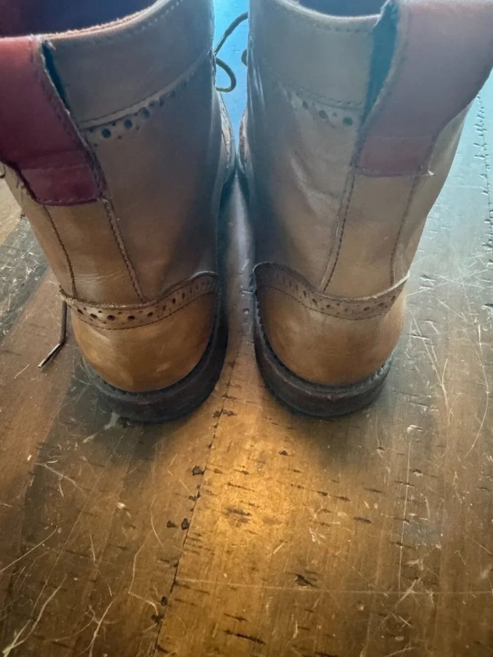 Allen Edmonds Dalton Wingtip Boots Size 10 D